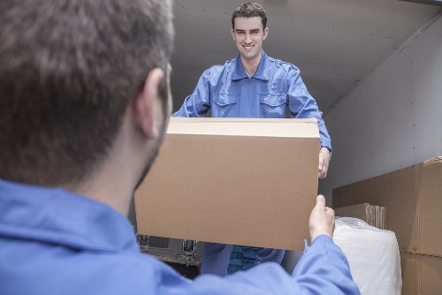 Commercial moving team planning a business relocation in Kingston Vale