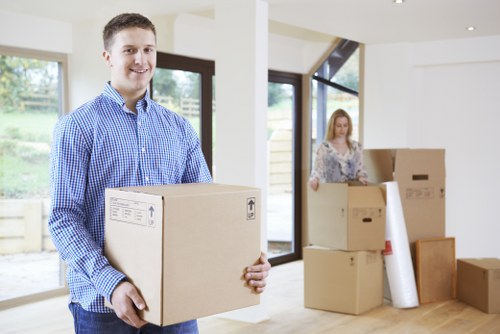 Commercial removal van support for Kingston Vale office relocations