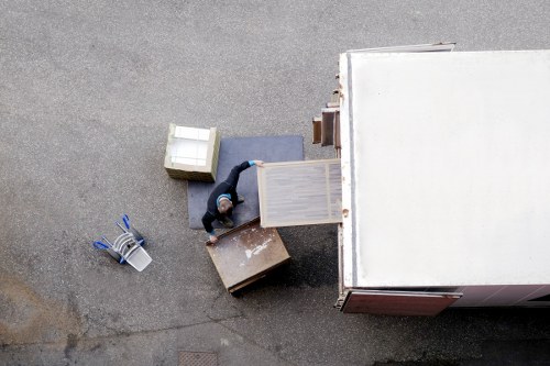 Man With A Van Kingstonvale moving household items in a local neighborhood
