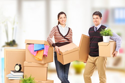 Kingstonvale man with a van loading furniture for transport