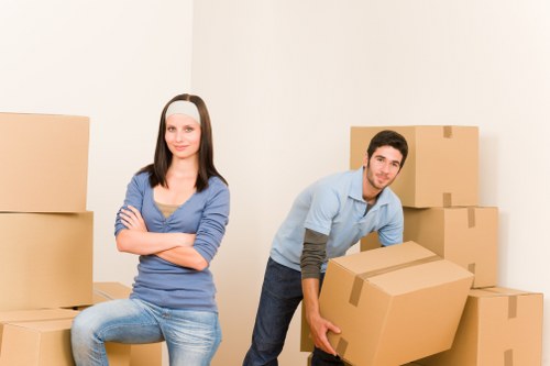 Packed moving van ready for delivery in Kingston Vale