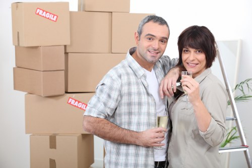 Recyclable household items prepared for local transfer station processing